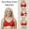 HAXOR DignityWearโข Front-Open Bra Red | No More Back-Hook Struggle | Easy To Wear