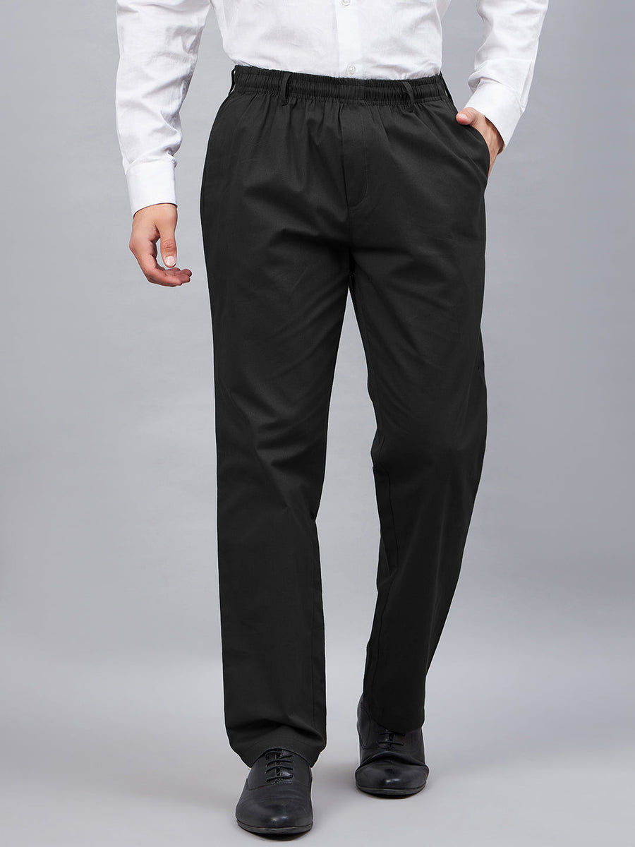 Haxor Herenbroek met Elastische Taille voor Senioren - Adaptieve Herenbroek voor Ouderen | Elastische Taille Broek voor Heren