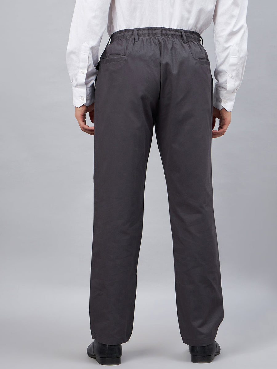 Black Velcro Trouser