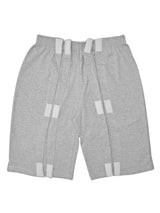 HAXOR Post Surgery Recovery Velcro Open Tearaway Grey Premium Cotton Shorts for Quick Access for Post-Op Care