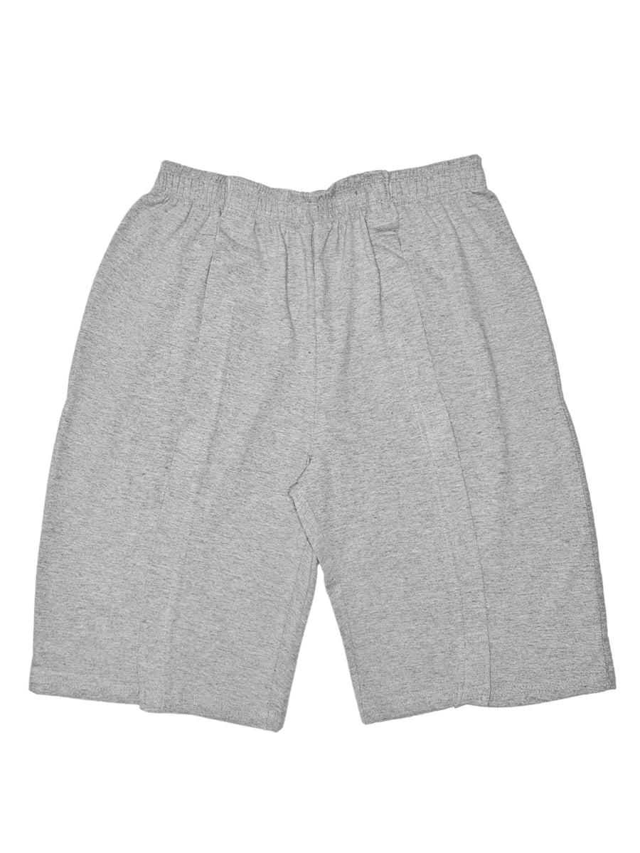 HAXOR Post Surgery Recovery Velcro Open Tearaway Grey Premium Cotton Shorts for Quick Access for Post-Op Care