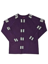 HAXOR Post Surgery Recovery Velcro Open Tearaway Full Sleeve Purple Premium Cotton T-Shirt for Quick Access for Post-Op Care