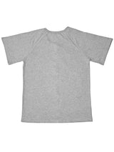 HAXOR Postoperatief Herstel Klittenband Open Afscheurbaar T-shirt met Halve Mouwen Grijs Premium Katoen voor Snelle Toegang bij Postoperatieve Zorg