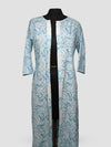 Dames 3/4 Mouw Bloemige Print Adaptieve Lange Kurti