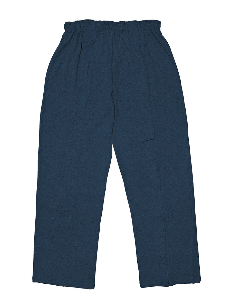 HAXOR Post-operatieve Herstel Broek met Klittenband Open Tearaway Grijze Premium Katoenen Broek voor Snelle Toegang bij Nazorg