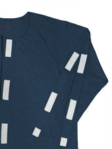HAXOR Postoperatief Herstel Klittenband Open Afscheurbaar T-shirt met Lange Mouwen Grijs Premium Katoen voor Snelle Toegang voor Postoperatieve Zorg