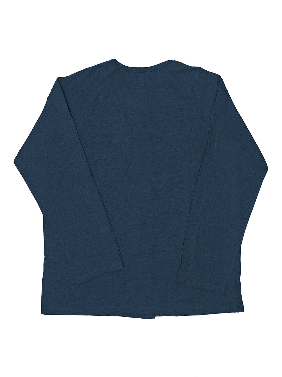 HAXOR Postoperatief Herstel Klittenband Open Afscheurbaar T-shirt met Lange Mouwen Grijs Premium Katoen voor Snelle Toegang voor Postoperatieve Zorg