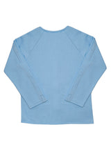 HAXOR Herstel T-shirt Na Operatie met Klittenband Open Afscheurbare Volle Mouw Sky Premium Fleece voor Snelle Toegang voor Postoperatieve Zorg