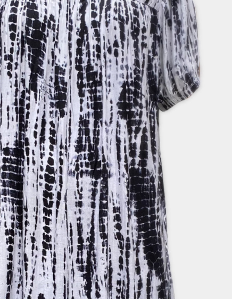Women's Self Dressing Duster House Dress / Post Surgery Gown / Hospital Gown
