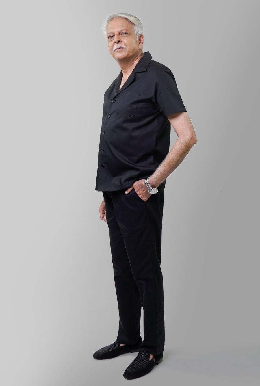 Men Co-Ords Suit Set Black