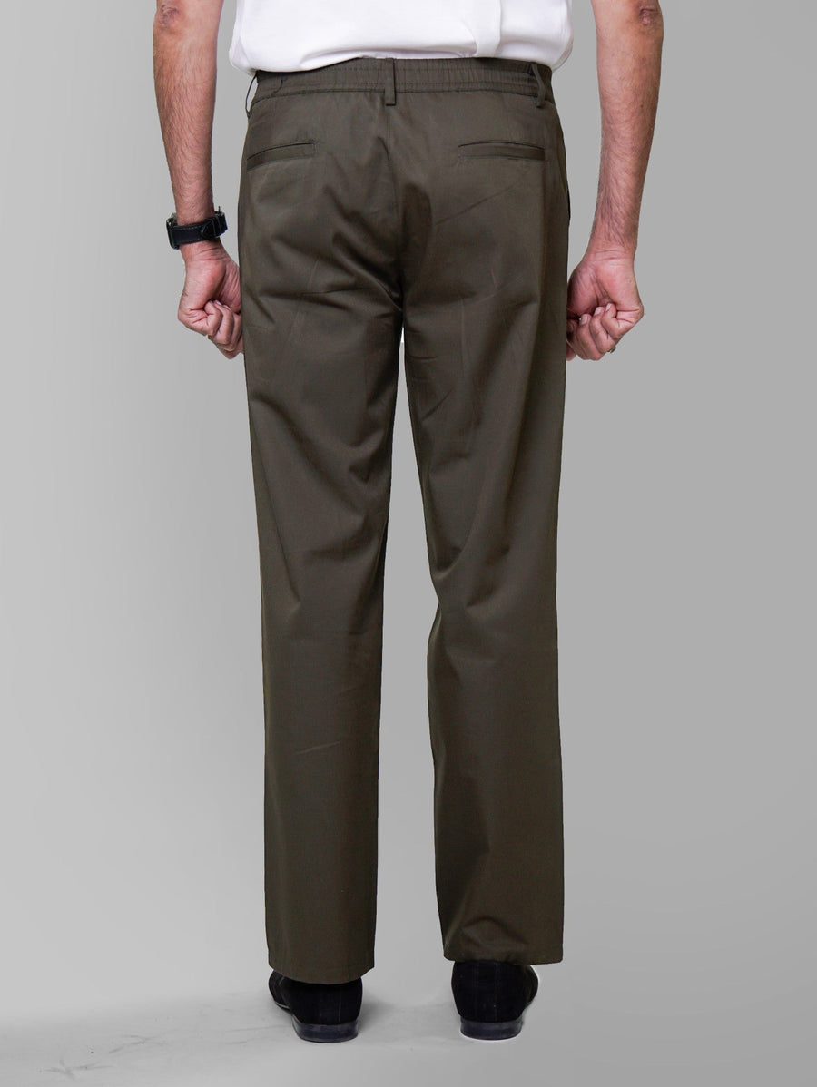 Velcro Olive Trouser