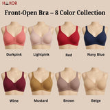HAXOR DignityWear™ Front-Open Bra Light Pink | No More Back-Hook Struggle | Easy To Wear