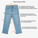Haxor Men Amputee Prosthetic Inclusion Denim Pants Black