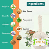 Silverage Ayurvedic Compress for Potli Massage for Joint, Leg, Back, and Body Pain Relief Powder