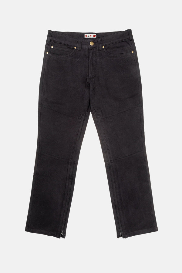 Haxor Dames Amputee Prothetische Inclusie Denim Broek Zwart