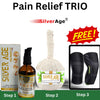 Silverage Combo Ayurvedische Olie voor Gewrichtspijnverlichting met Massage Potli (Gratis Paar Kniebraces S tot XL)
