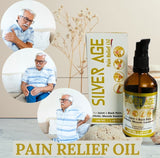Silverage Combo Ayurvedische Olie voor Gewrichtspijnverlichting met Massage Potli (Gratis Paar Kniebraces S tot XL)