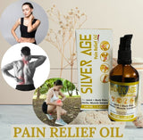 Silverage Combo Ayurvedische Olie voor Gewrichtspijnverlichting met Massage Potli (Gratis Paar Kniebraces S tot XL)